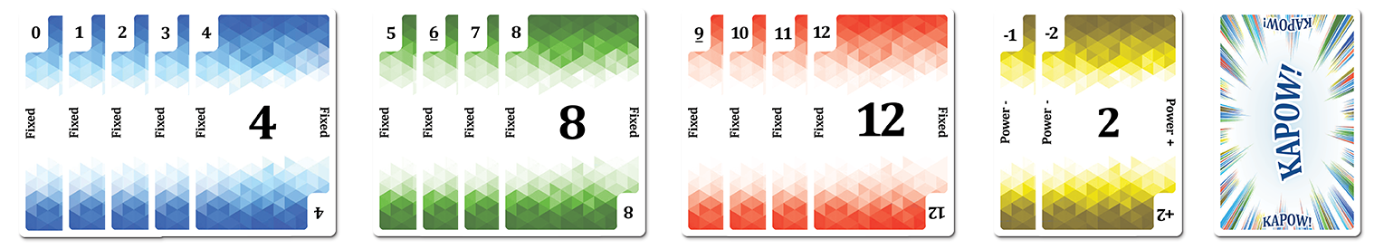 KAPOW! full card deck layout